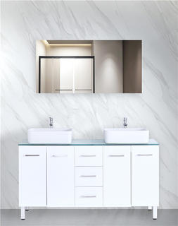 armoire pvc salle de bain moderne GGP02